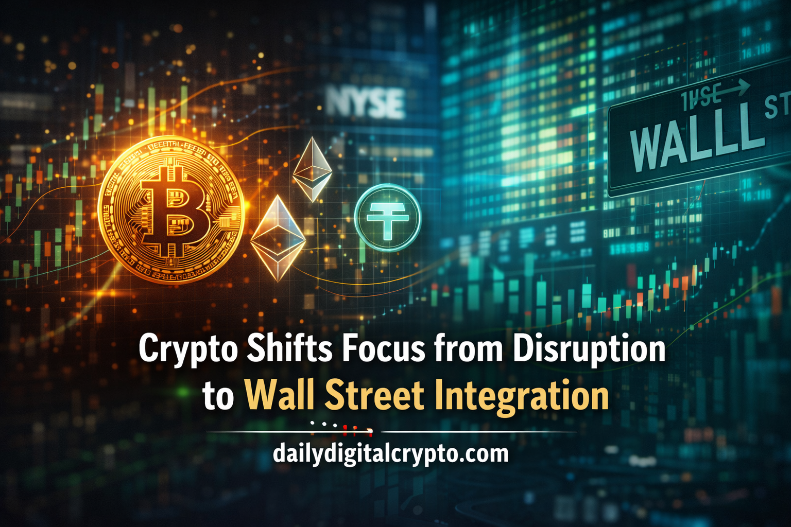 Crypto Shifts Focus from Disruption to Wall Street Integration