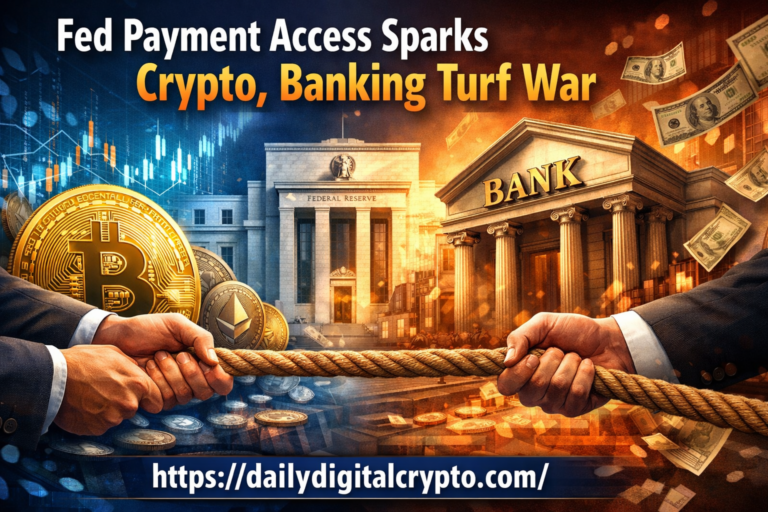 Fed Payment Access Sparks Crypto, Banking Turf War