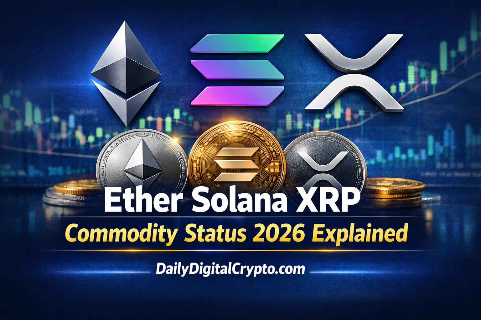 Ether, Solana, XRP Commodity Status 2026 Explained