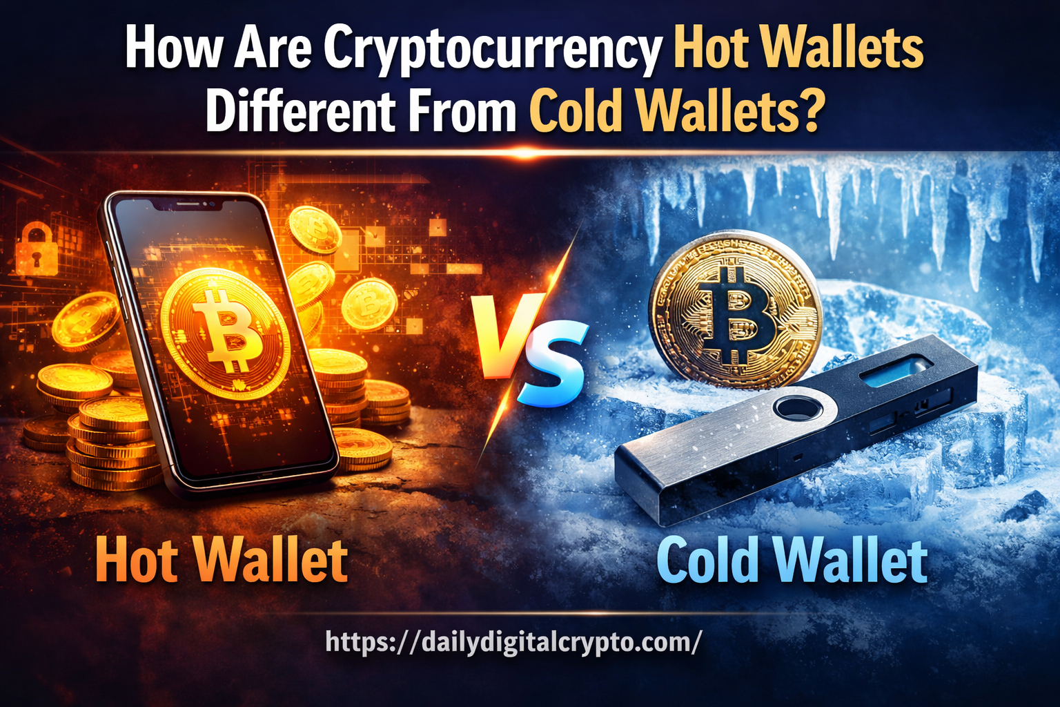 How Are Cryptocurrency Hot Wallets Different From Cold Wallets