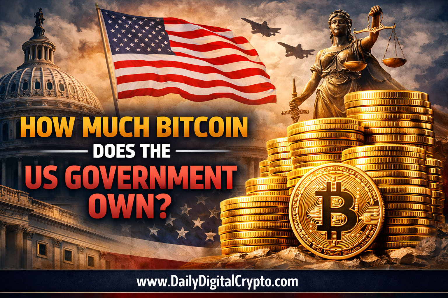 how much bitcoin does the us government own