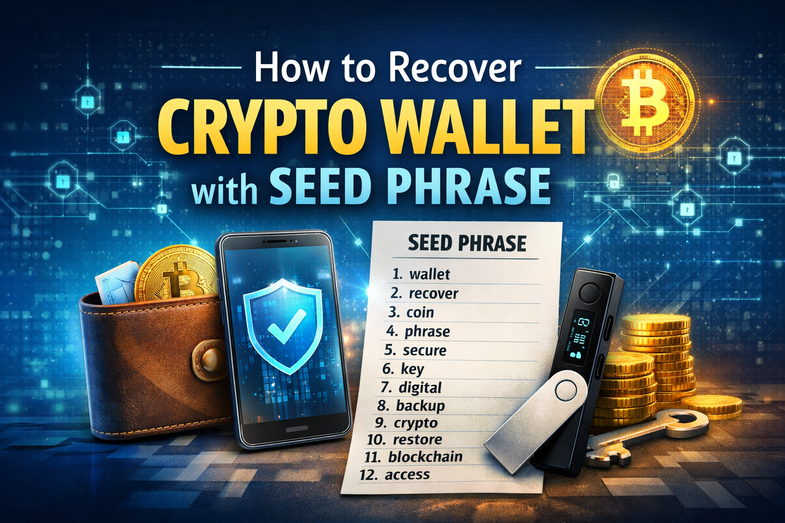 how to recover a crypto wallet with a seed phrase