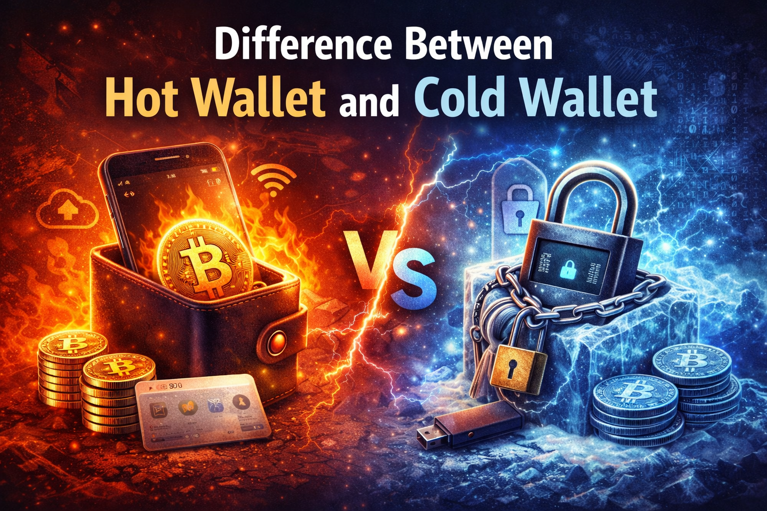Hot wallet vs cold wallet