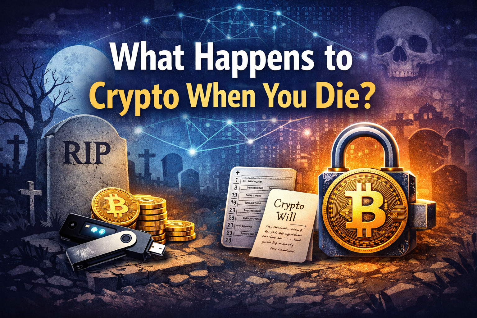 what happens to crypto when you die