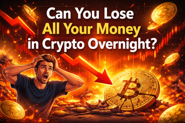 can you lose all your money in crypto overnight