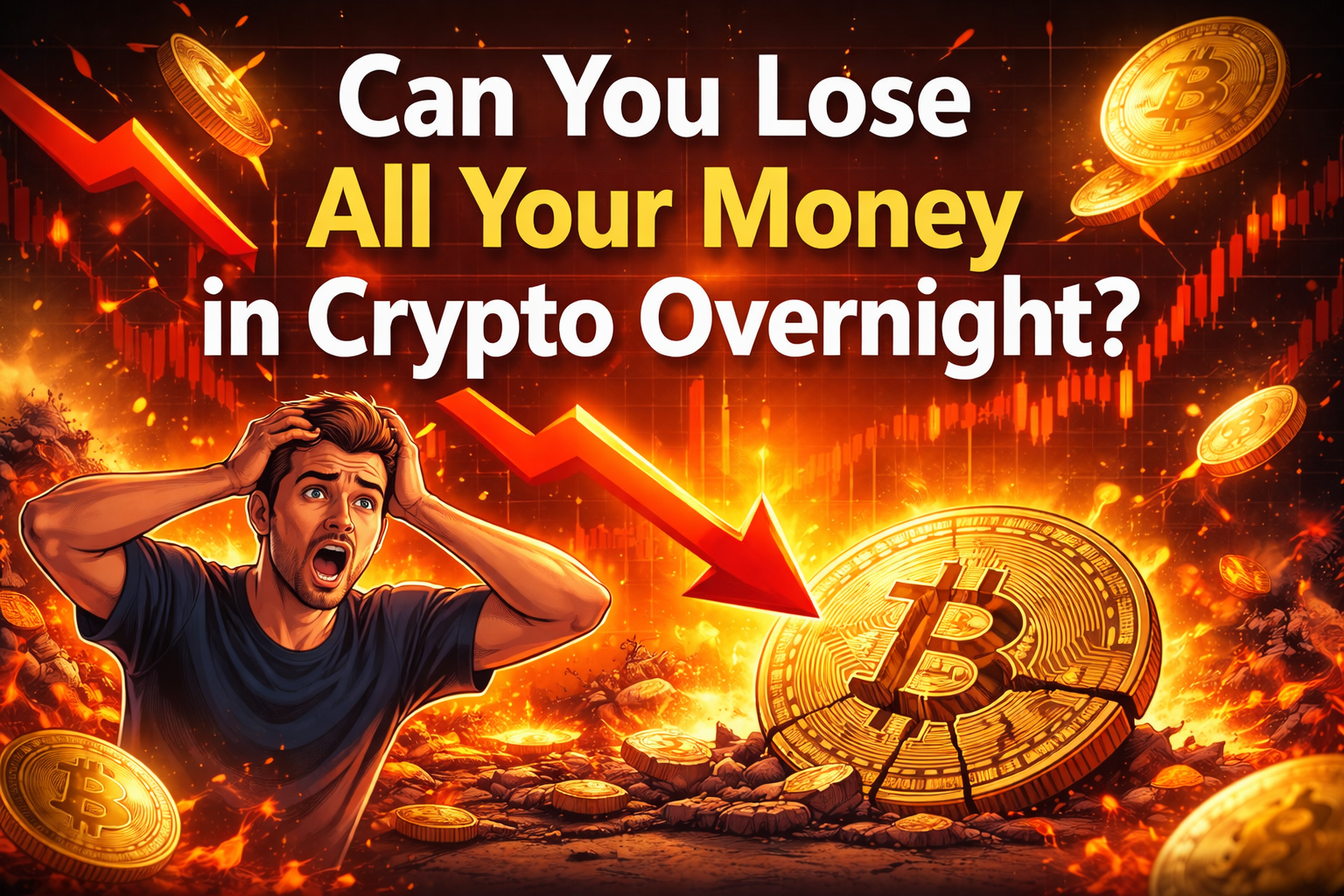 can you lose all your money in crypto overnight