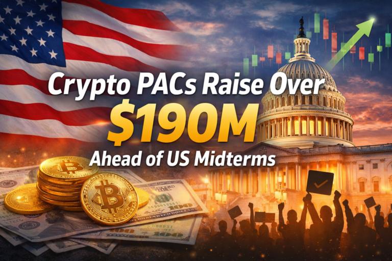 crypto PACs raise over $190M ahead of US midterms