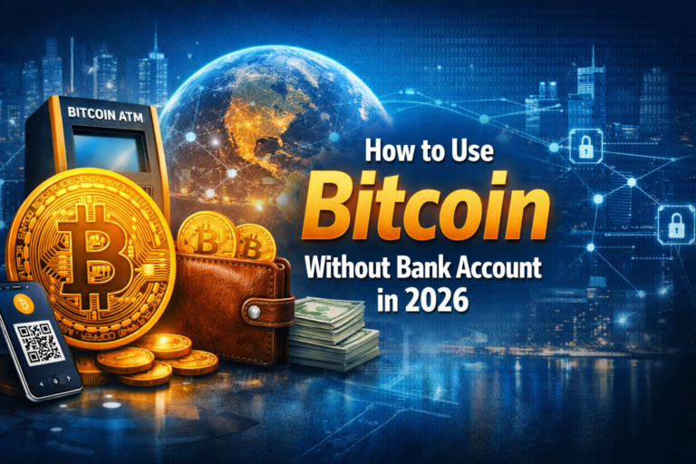 how to use bitcoin without bank account