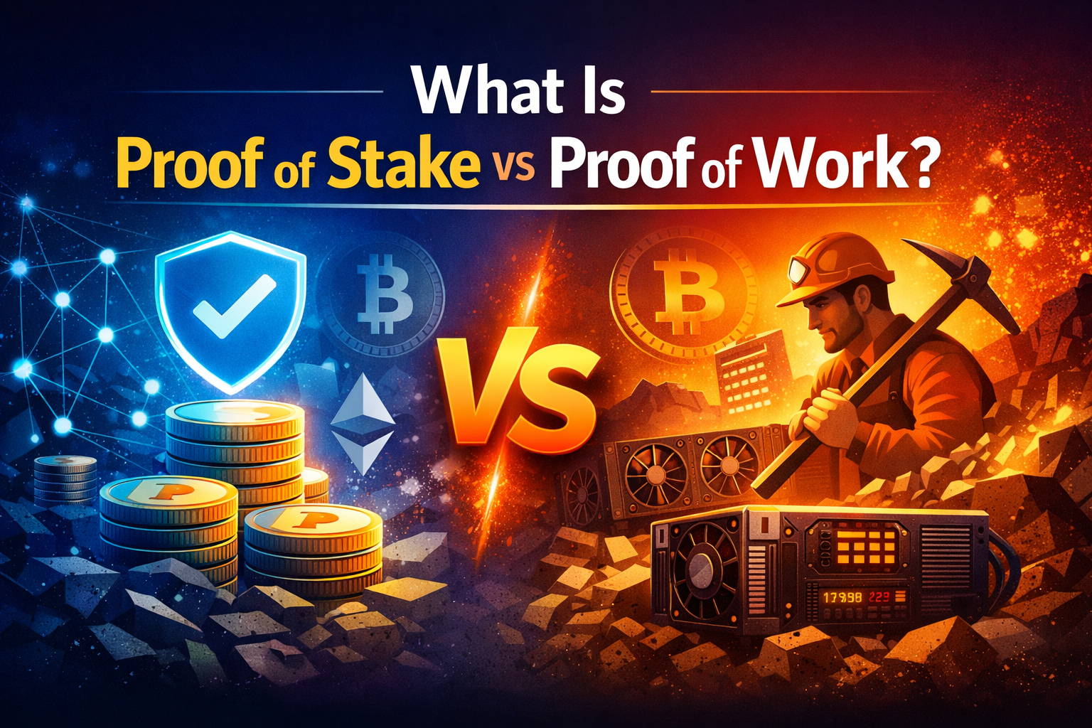 what is proof of stake vs proof of work